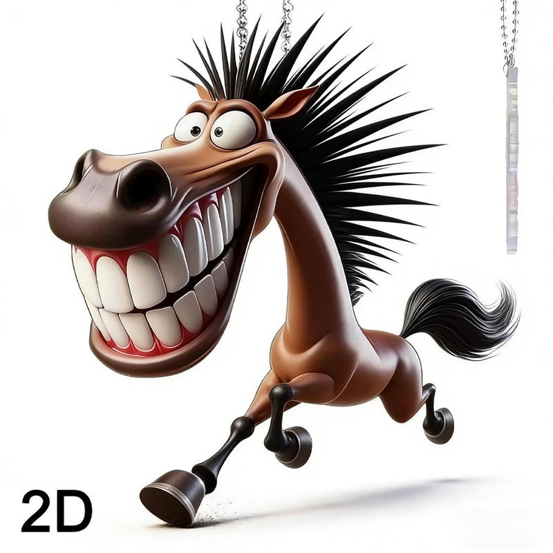 Creative Big Mouth Maya Acrylic Pendant Flat Car Interior Decoration